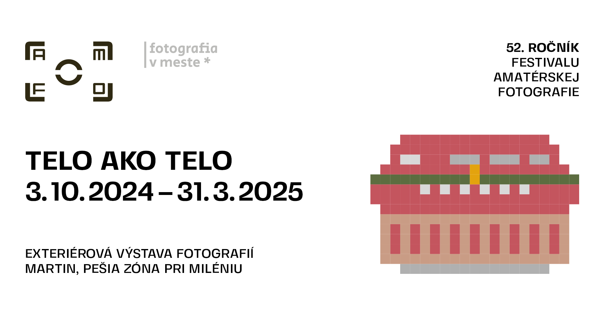 TELO AKO TELO – Výstava odporúčanej témy AMFO 2024